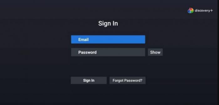 discovery plus login account