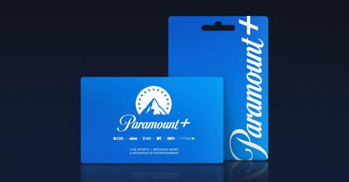 Paramount Plus gift cards