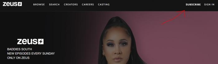 On the top right corner, you will see the Subscribe tab; click on it