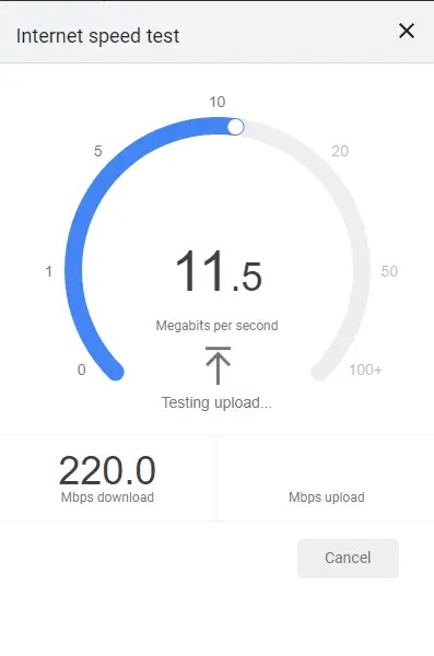 Ensure a stable Internet connection
